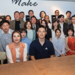 松山市で開催された愛媛県人会異業種交流会の参加者集合写真